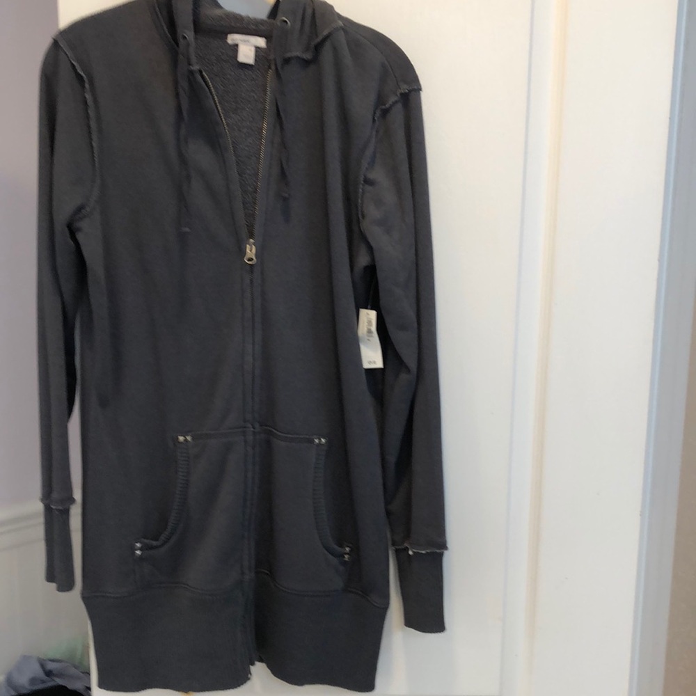 Old Navy Gray Zip-Up Hoodie
